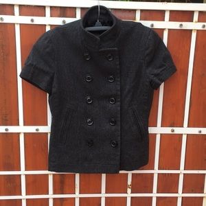 🐳GAP double breasted short sleeve peacoat🐳